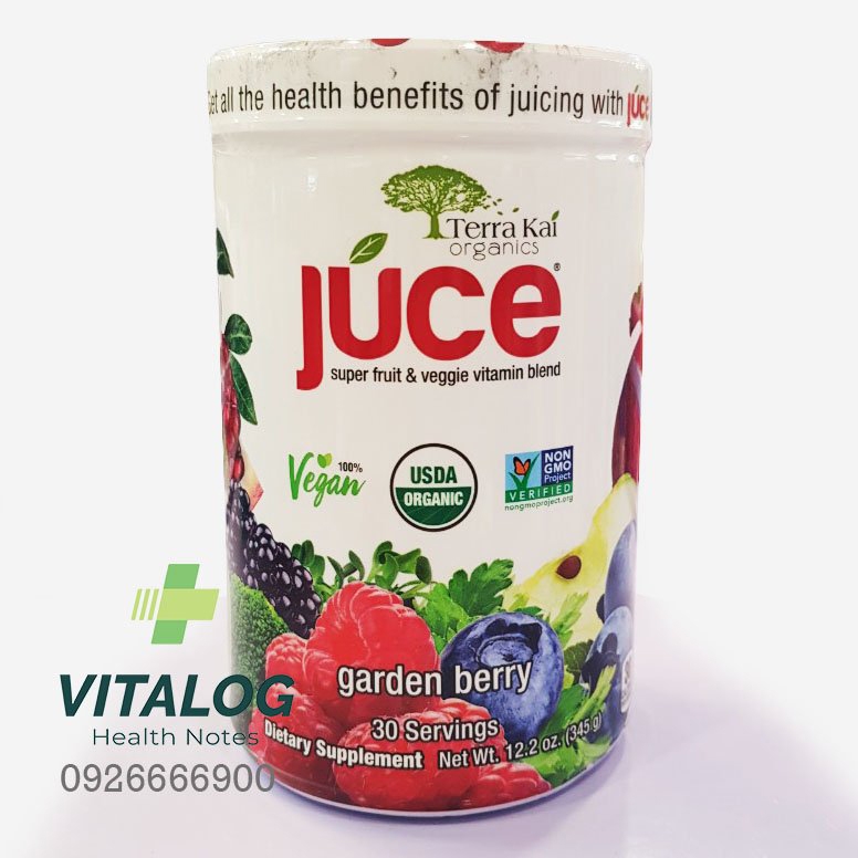 Bột trái cây rau củ quả Organic Juce Mỹ - Vitalog Health - Công Ty Cổ Phần Giải Pháp Sức Khỏe Và Sắc Đẹp Thành Lộc